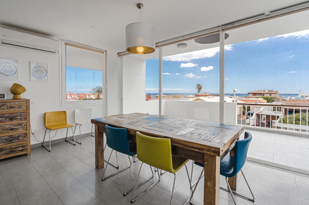 Modern 3Bdr Villa With Heated Pool El Medano  Exterior photo